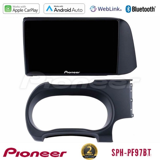 Pioneer SPH-PF97BT Series    Hyundai i10 Multimedia Station 9" (Tablet Style) Με Carplay & Android Auto