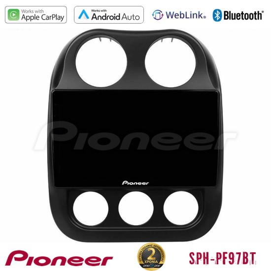 Pioneer SPH-PF97BT Series    Jeep Compass 2012-2016 Multimedia Station 9" (Tablet Style) Με Carplay & Android Auto