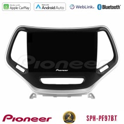 Pioneer SPH-PF97BT Series Jeep Cherokee 2014-2019 Multimedia Station 9" (Tablet Style) (Ασημί Χρώμα) Με Carplay & Android Auto Pioneer SPH-PF97BT Series Jeep Cherokee 2014-2019 Multimedia Station 9" (Tablet Style) (Ασημί Χρώμα) Με Carplay & Android Auto