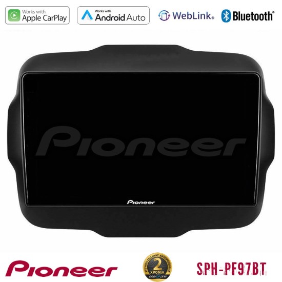 Pioneer SPH-PF97BT Series    Jeep Renegade 2015-2019 Multimedia Station 9" (Tablet Style) Με Carplay & Android Auto