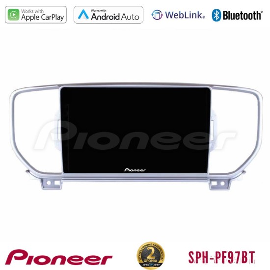 Pioneer SPH-PF97BT Series    Kia Sportage 2016-2018 Multimedia Station 9" (Tablet Style) Με Carplay & Android Auto