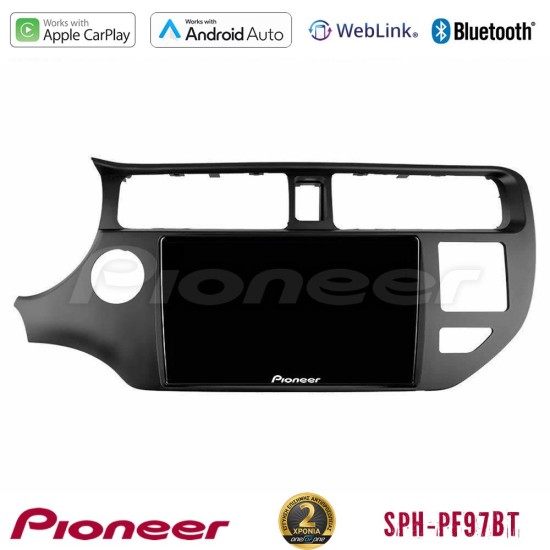 Pioneer SPH-PF97BT Series    Kia Rio 2011-2015 Multimedia Station 9" (Tablet Style) Με Carplay & Android Auto