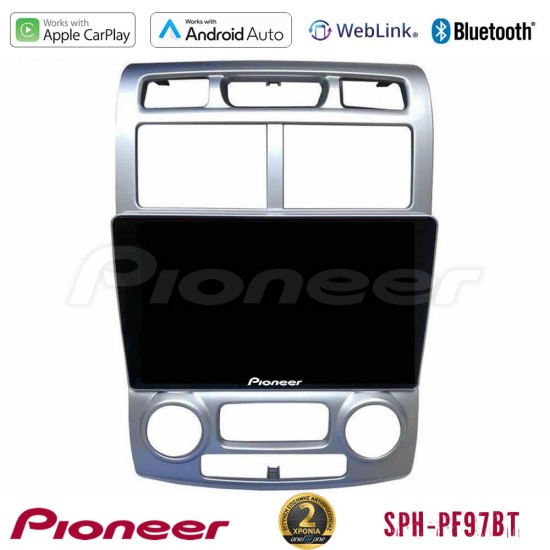 Pioneer SPH-PF97BT Series    Kia Sportage 2005-2008 Multimedia Station 9" (Tablet Style)″ Με Carplay & Android Auto