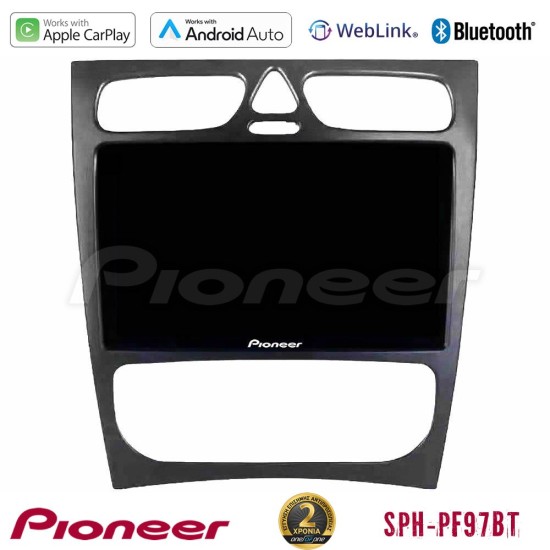 Pioneer SPH-PF97BT Series    Mercedes C Class (W203) Multimedia Station 9" (Tablet Style) Με Carplay & Android Auto