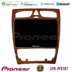 Pioneer SPH-PF97BT Series Mercedes C Class (W203) Multimedia Station 9" (Tablet Style) (Wooden Style) Με Carplay & Android Auto Pioneer SPH-PF97BT Series Mercedes C Class (W203) Multimedia Station 9" (Tablet Style) (Wooden Style) Με Carplay & Android Auto