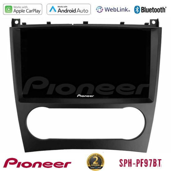 Pioneer SPH-PF97BT Series    Mercedes W203 Facelift Multimedia Station 9" (Tablet Style) Με Carplay & Android Auto