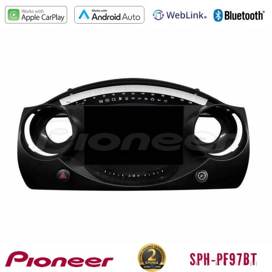 Pioneer SPH-PF97BT Series    Mini Cooper R50 Multimedia Station 9" (Tablet Style) Με Carplay & Android Auto