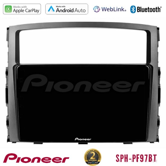 Pioneer SPH-PF97BT Series    Mitsubishi Pajero 2008-2009 Multimedia Station 9" (Tablet Style) Με Carplay & Android Auto