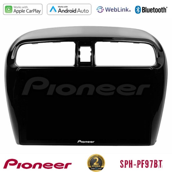 Pioneer SPH-PF97BT Series    Mitsubishi Space Star 2013-2016 Multimedia Station 9" (Tablet Style) Με Carplay & Android Auto