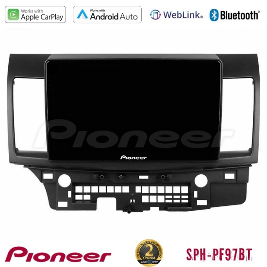 Pioneer SPH-PF97BT Series    Mitsubishi Lancer 2008 – 2015 Multimedia Station 9" (Tablet Style) Με Carplay & Android Auto