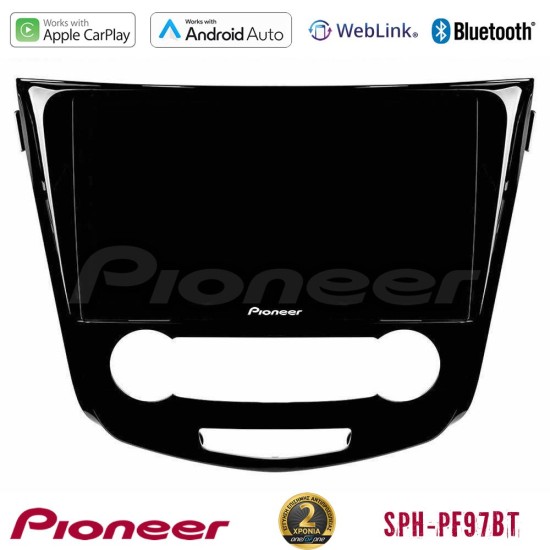 Pioneer SPH-PF97BT Series    Nissan Qashqai J11 (Manual A/C) Multimedia Station 9" (Tablet Style) Με Carplay & Android Auto