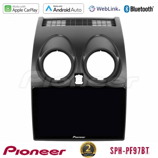 Pioneer SPH-PF97BT Series    Nissan Qashqai J10 Multimedia Station 9" (Tablet Style) Με Carplay & Android Auto