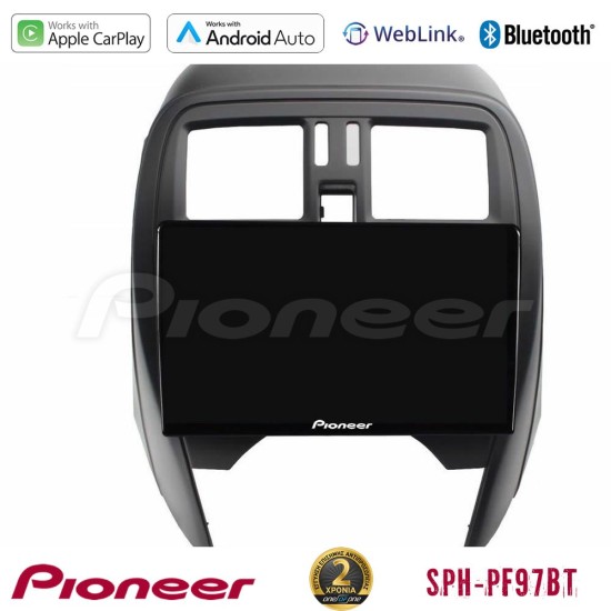 Pioneer SPH-PF97BT Series Nissan Micra 2013-2016 Multimedia Station 9" (Tablet Style) Με Carplay & Android Auto