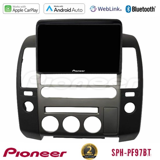 Pioneer SPH-PF97BT Series Nissan Navara D40 2006-2012 (με εργ.οθόνη) Multimedia Station 9" (Tablet Style) Με Carplay & Android Auto