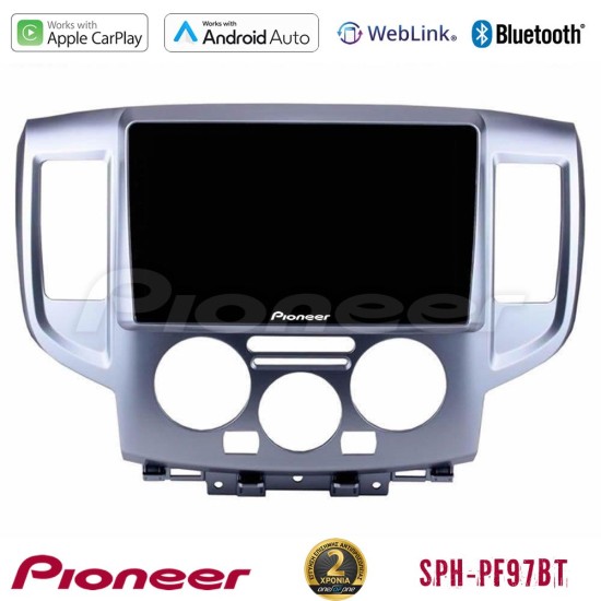 Pioneer SPH-PF97BT Series    Nissan NV200 Multimedia Station 9" (Tablet Style) Με Carplay & Android Auto