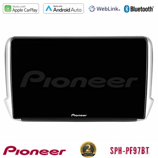 Pioneer SPH-PF97BT Series    Peugeot 208/2008 Multimedia Station 9" (Tablet Style) Με Carplay & Android Auto