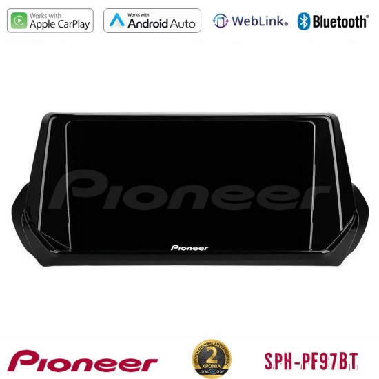 Pioneer SPH-PF97BT Series    Peugeot 208 2019-2023 Multimedia Station 9" (Tablet Style) Με Carplay & Android Auto