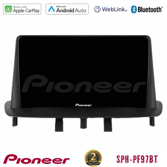 Pioneer SPH-PF97BT Series    Renault Megane 3 2009-2013 Multimedia Station 9" (Tablet Style) Με Carplay & Android Auto