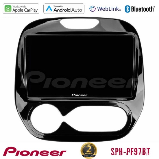 Pioneer SPH-PF97BT Series    Renault Captur 2013-2019 (Facelift) Multimedia Station 9" (Tablet Style) Με Carplay & Android Auto