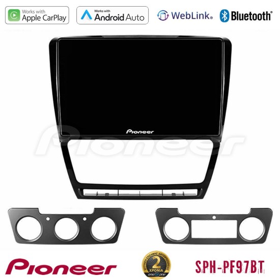 Pioneer SPH-PF97BT Series    Skoda Octavia 5 Multimedia Station 9" (Tablet Style) Με Carplay & Android Auto