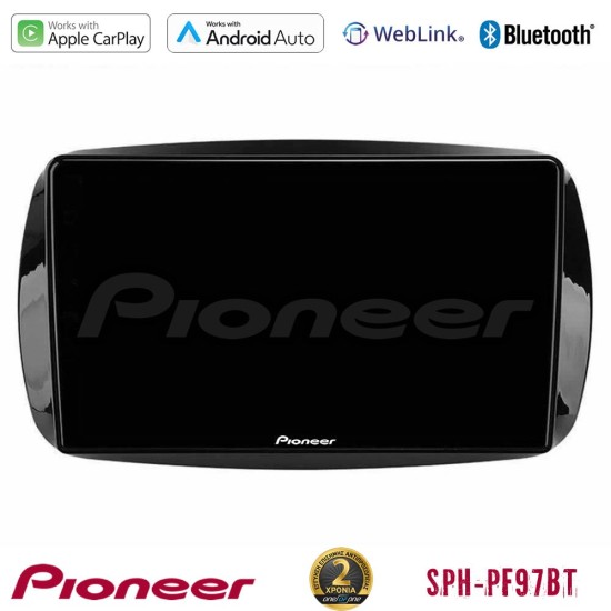 Pioneer SPH-PF97BT Series    Smart 453 Multimedia Station 9" (Tablet Style) Με Carplay & Android Auto