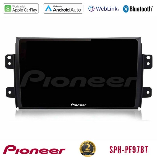 Pioneer SPH-PF97BT Series    Suzuki SX4 2006-2014 Fiat Sedici 2006-2014 Multimedia Station 9" (Tablet Style) Με Carplay & Android Auto