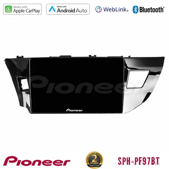 Pioneer SPH-PF97BT Series    Toyota Corolla 2014-2016 Multimedia Station 9" (Tablet Style) Με Carplay & Android Auto