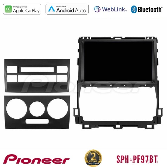 Pioneer SPH-PF97BT Series    Toyota Land Cruiser J120 2002-2009 Multimedia Station 9" (Tablet Style) Με Carplay & Android Auto