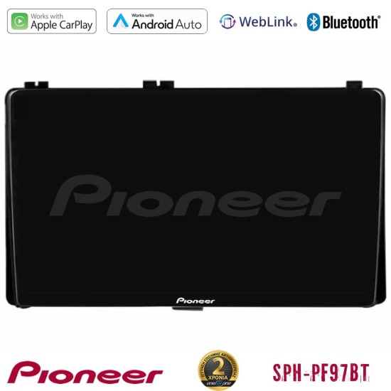 Pioneer SPH-PF97BT Series    Toyota Corolla/Auris 2017-2019  Multimedia Station 9" (Tablet Style) Με Carplay & Android Auto