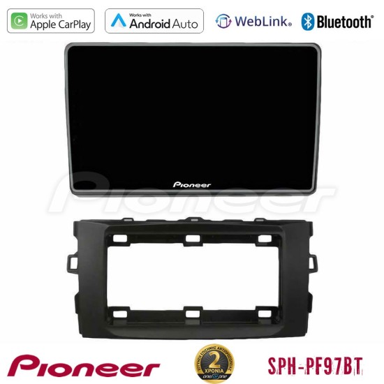 Pioneer SPH-PF97BT Series    Toyota Auris 2013-2016 Multimedia Station 9" (Tablet Style) Με Carplay & Android Auto