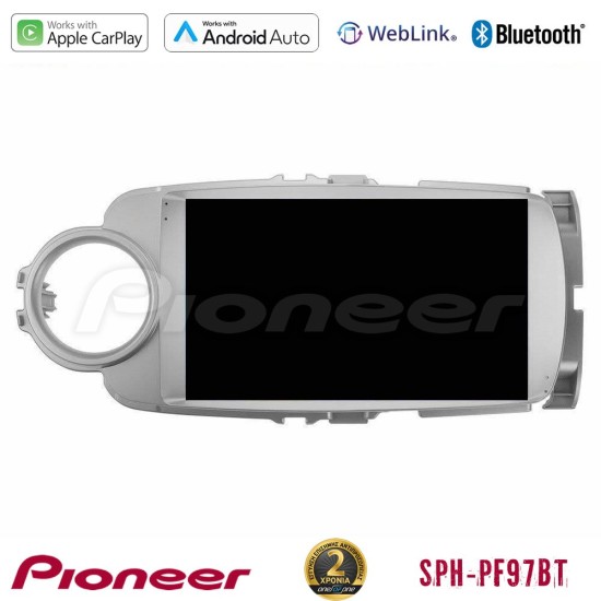 Pioneer SPH-PF97BT Series    Toyota Yaris Multimedia Station 9" (Tablet Style) Με Carplay & Android Auto