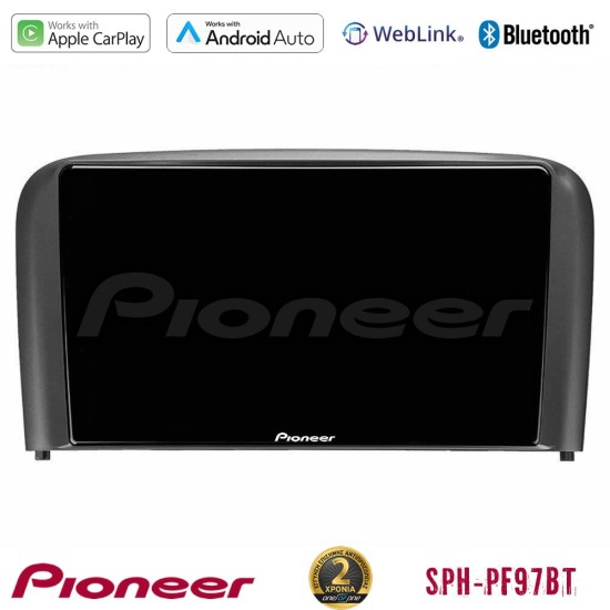 Pioneer SPH-PF97BT Series    Volvo S80 1998-2006 Multimedia Station 9" (Tablet Style) Με Carplay & Android Auto