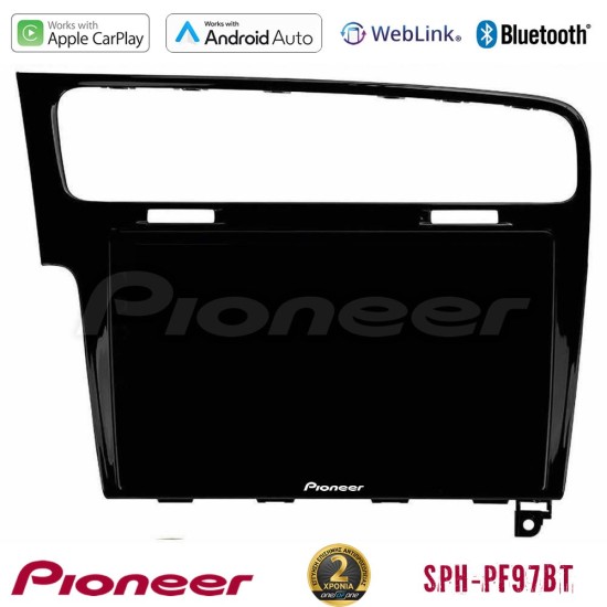 Pioneer SPH-PF97BT Series    VW GOLF 7 Multimedia Station 9" (Tablet Style) Με Carplay & Android Auto