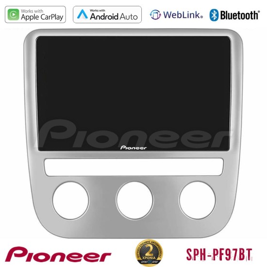 Pioneer SPH-PF97BT Series    VW Scirocco 2008-2014 Multimedia Station 9" (Tablet Style) Με Carplay & Android Auto