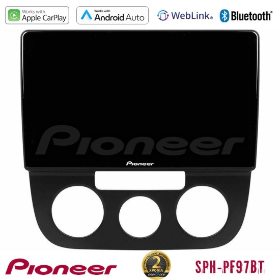 Pioneer SPH-PF97BT Series    VW Jetta Multimedia Station 9" (Tablet Style) Με Carplay & Android Auto