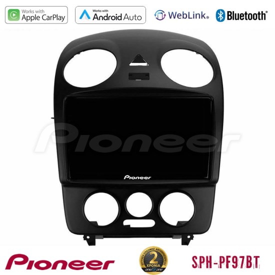 Pioneer SPH-PF97BT Series    VW Beetle Multimedia Station 9" (Tablet Style) Με Carplay & Android Auto