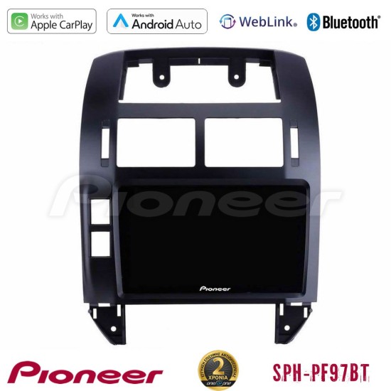 Pioneer SPH-PF97BT Series    VW Polo 2002-2009 Multimedia Station 9" (Tablet Style) Με Carplay & Android Auto