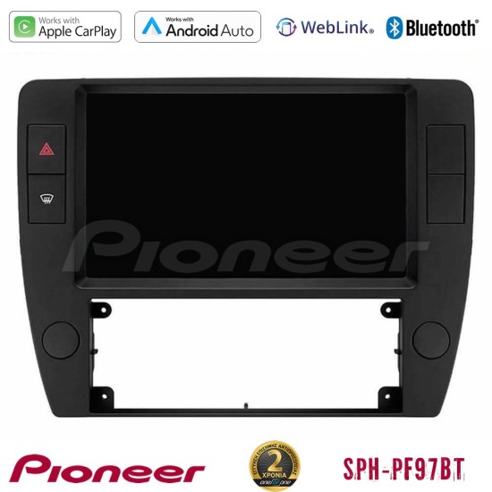 Pioneer SPH-PF97BT Series    VW Passat B5 2001-2005 Multimedia Station 9" (Tablet Style) Με Carplay & Android Auto