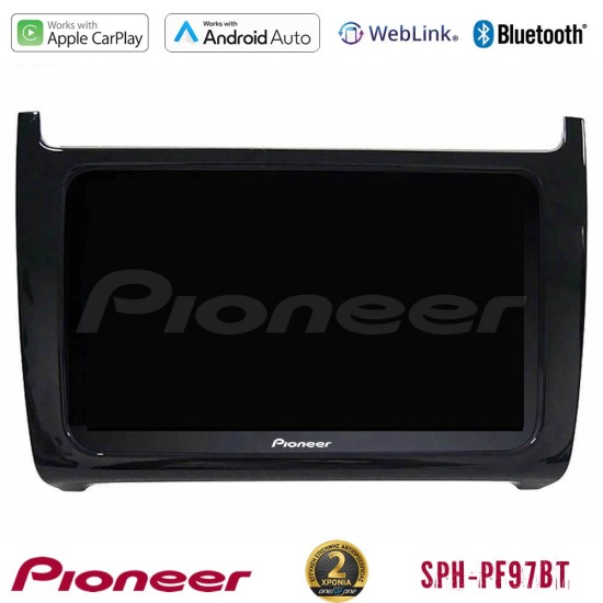 Pioneer SPH-PF97BT Series    Vw Polo Multimedia Station 9" (Tablet Style) Με Carplay & Android Auto