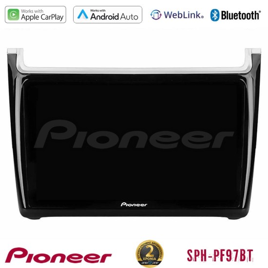 Pioneer SPH-PF97BT Series    Vw Polo Multimedia Station 9" (Tablet Style) Με Carplay & Android Auto