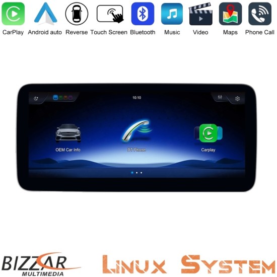 Bizzar Mercedes A/CLA/GLA NTG5 Linux Apple CarPlay | Android Auto screen 10.25" HD Anti-reflection Bizzar Mercedes A/CLA/GLA NTG5 Linux Apple CarPlay | Android Auto screen 10.25" HD Anti-reflection
