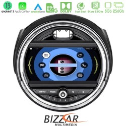 Bizzar OEM Mini Cooper F56 8core Android13 8+256GB Navigation Multimedia System 9"