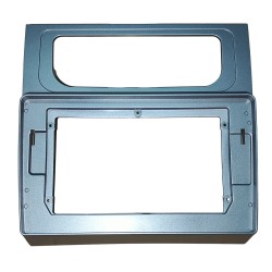 Πρόσοψη, Καλωδίωση & CANbus Box Για VW Touran 2011-2015 Για Tablet 10" (Dark Grey)