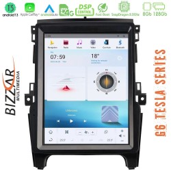 Bizzar Ford Ranger 2016-2022 8Core Android13 8+128GB Tesla 13" Multimedia Station