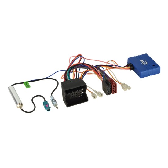 Αντάπτορας Χειριστηρίων Τιμονιού VAG 40Pin Quadlock>ISO/Antenna Fakra>DIN