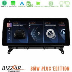 Bizzar Plus Edition BMW X3 F25 & Χ4 F26 NBT Android13 (8+128GB) Navigation Multimedia 12.3" HD Anti-reflection