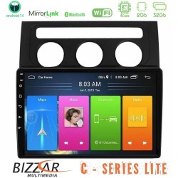 Bizzar C Series Lite 4Core Android14 2+32GB     VW Touran 2003-2011 Navigation Multimedia Tablet 10"