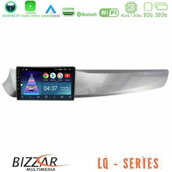 Bizzar LQ Series 4Core Android14 2+32GB Alfa Romeo Giulietta 2010-2014 Navigation Multimedia Tablet 10" Με Carplay & Android Auto