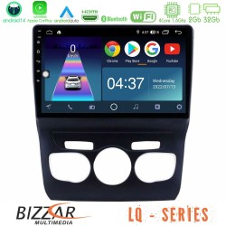 Bizzar LQ Series 4Core Android14 2+32GB Citroen C4L Navigation Multimedia Tablet 10" Με Carplay & Android Auto Bizzar LQ Series 4Core Android14 2+32GB Citroen C4L Navigation Multimedia Tablet 10" Με Carplay & Android Auto
