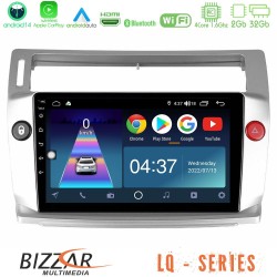 Bizzar LQ Series 4Core Android14 2+32GB Citroen C4 2004-2010 Navigation Multimedia Tablet 9" Με Carplay & Android Auto Bizzar LQ Series 4Core Android14 2+32GB Citroen C4 2004-2010 Navigation Multimedia Tablet 9" Με Carplay & Android Auto